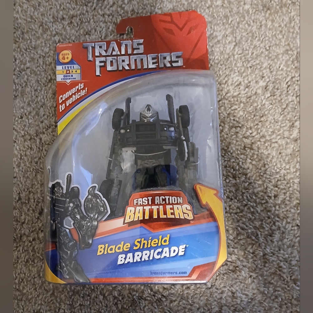 Transformers Fast Action Battlers Blade Shield Barricade 2007